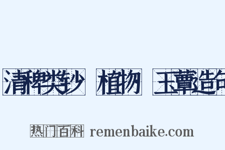 清稗类钞·植物·玉蕈造句是什么意思的图片